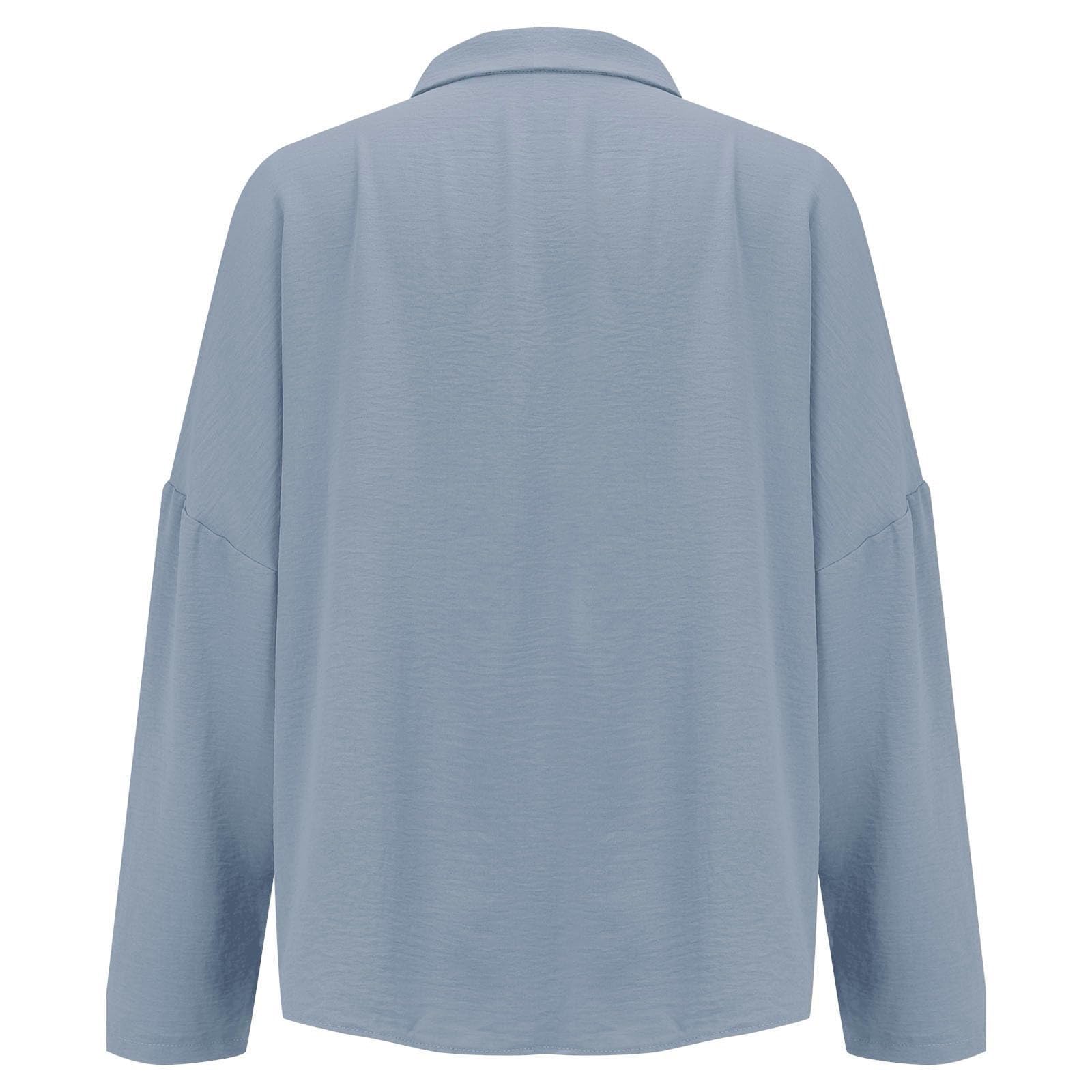 Camisas de lino con botones para mujer, de verano, con solapa, manga larga, cuello holgado, muselina, a la moda, clásicas, ligeras, de algodón, ropa de gasa de gran tamaño