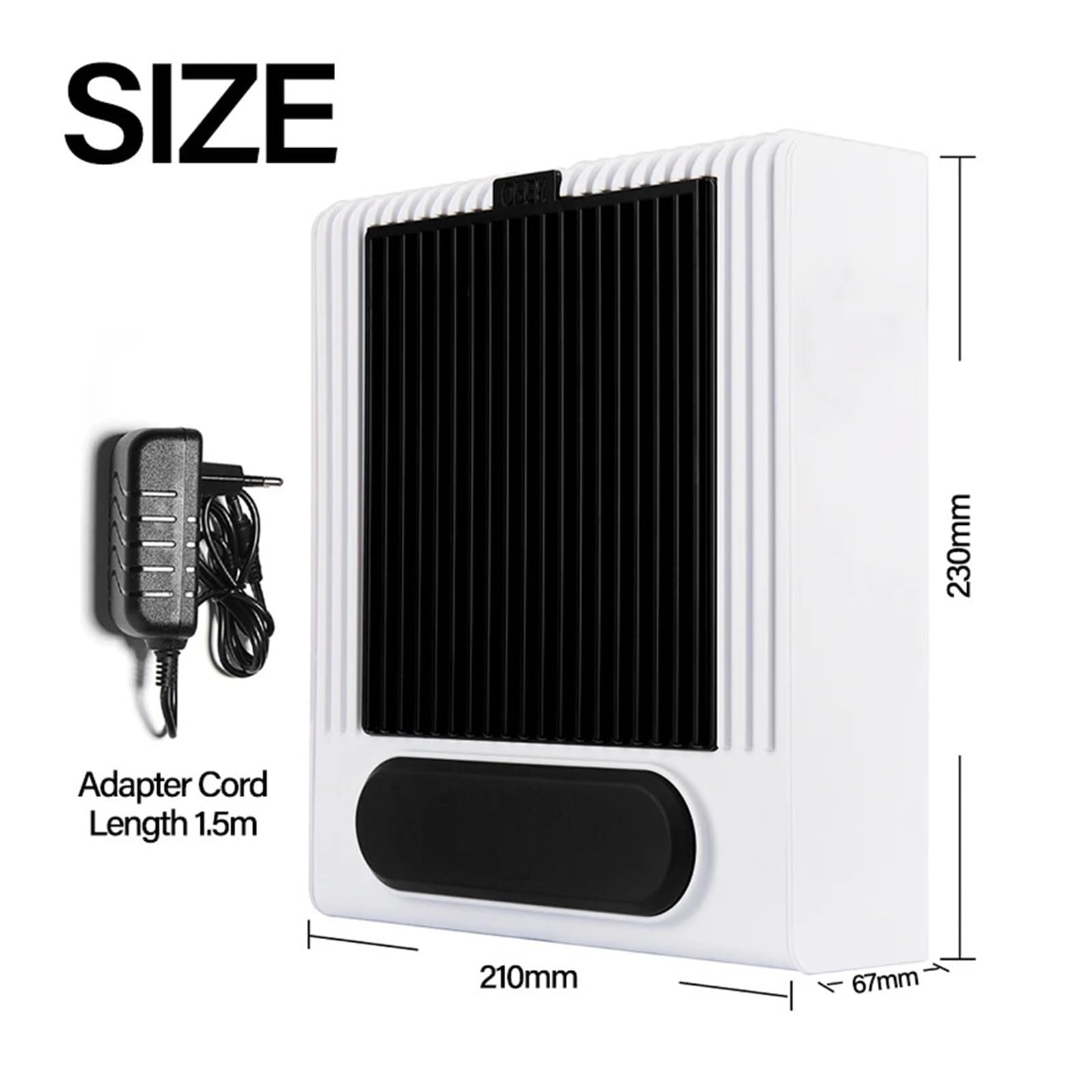 180W Aspirador profesional de polvo uñas con ventilador fácil usar