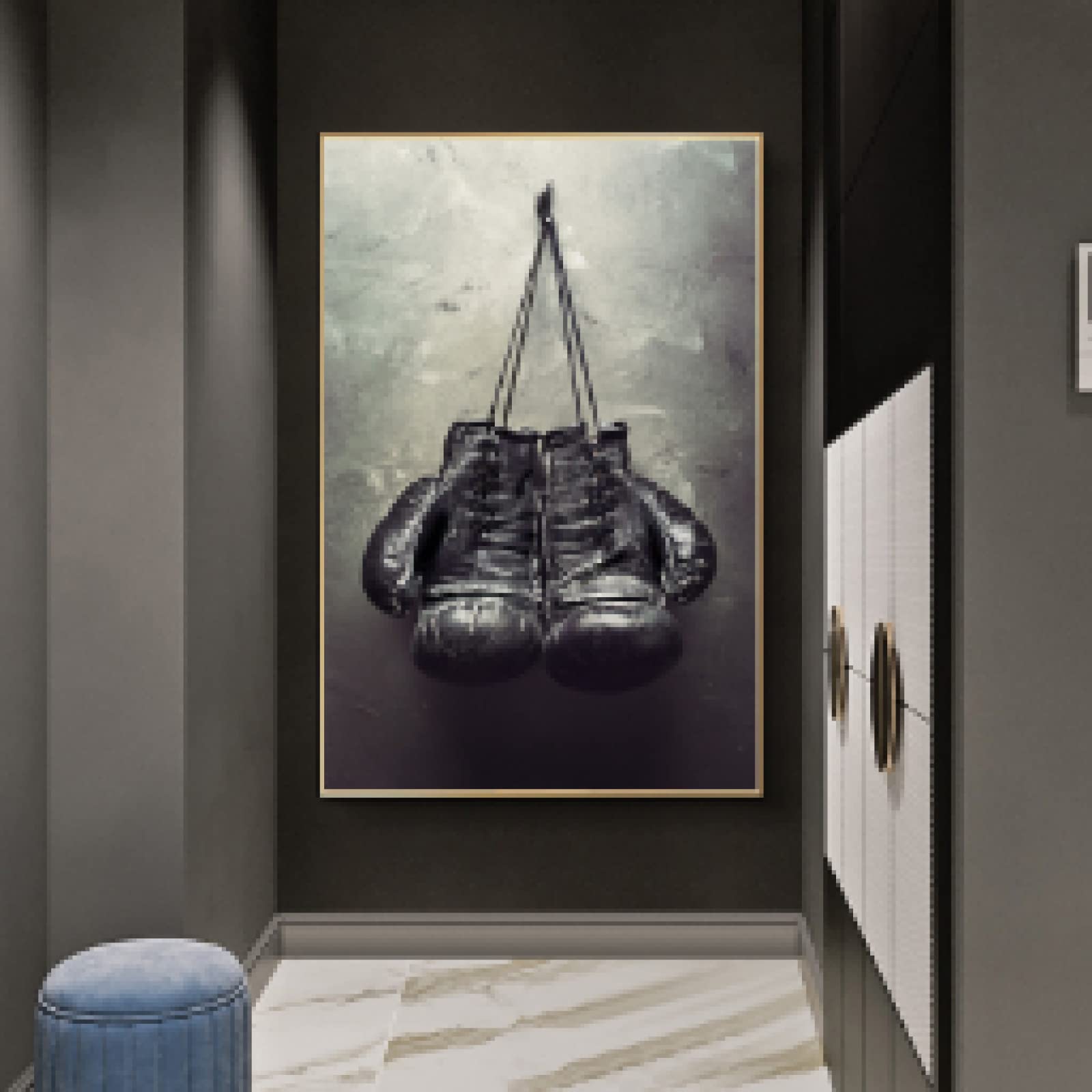 Affiche gants de boxe design moderne déco murale élégante maison - 8