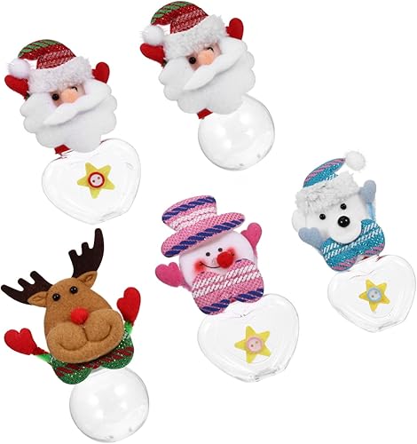 Miniatura 4 de ibasenice 15 piezas de decoraciones de galletas de Navidad, estilo fiesta, regalo de vacaciones, bocadillo de galletas de corazón, bolsa de dibujos