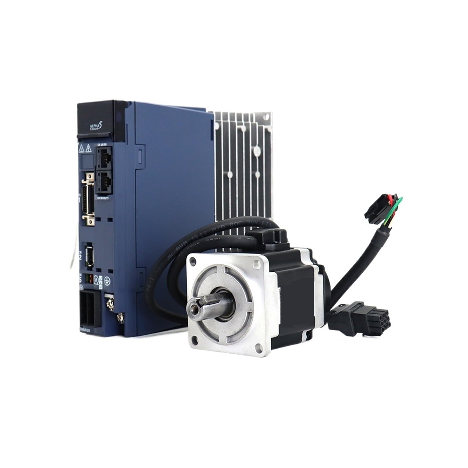 Servomoteur à Courant Alternatif Kits de servomoteurs 200 W 0,637 Nm de diamètre 14 mm avec câble(RYH201F5-VV2)