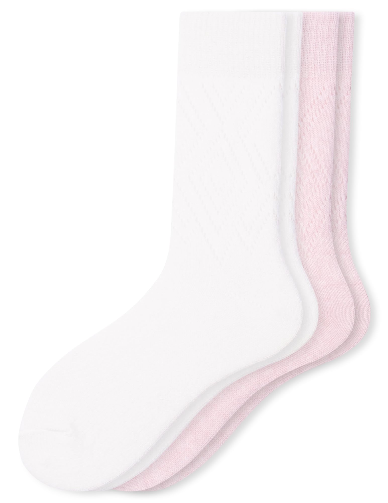HUE womens Crew Length Boot Socks, 2 Pair Pack