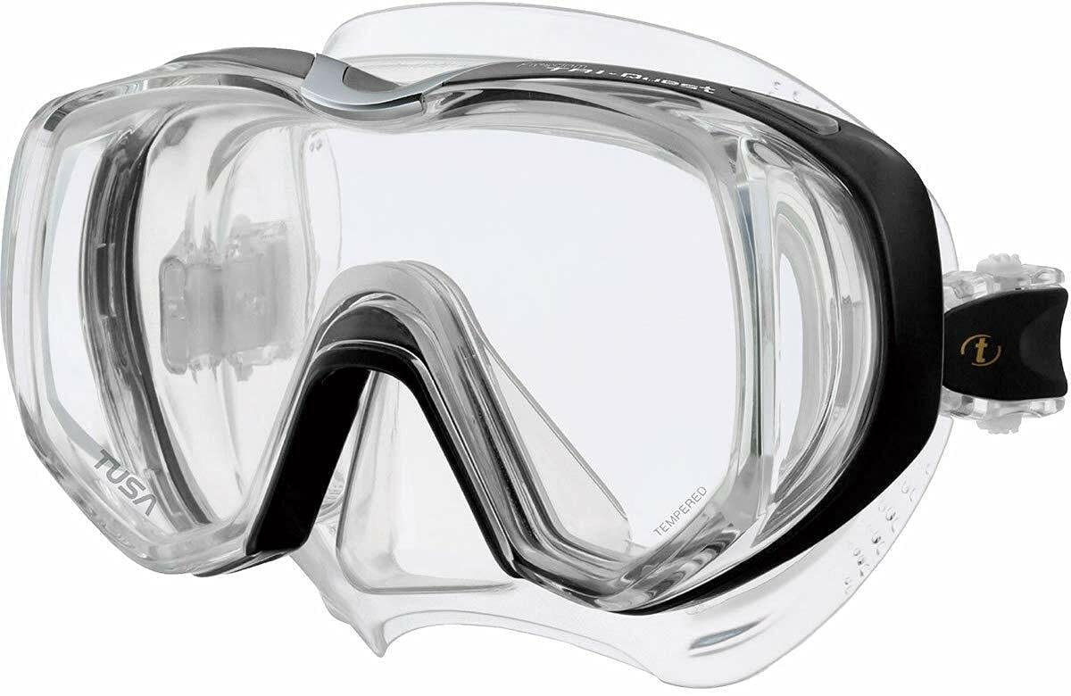 Taucherbrille Tusa Tri-Quest Freedom - tauchmaske schnorchelmaske erwachsene silikon (M-3001)
