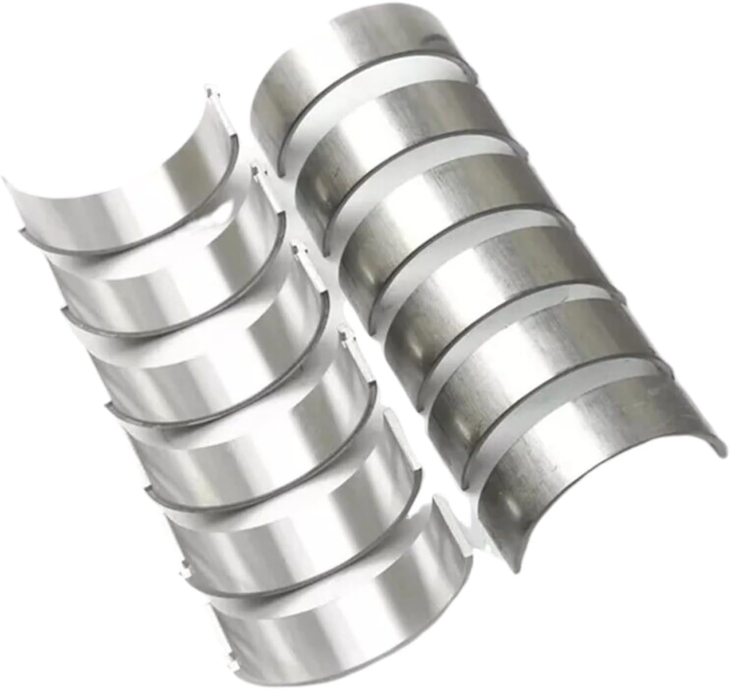 1set Crankshaft Main & Big End Conrod Bearing 0.25 Compatible with Mercedes-Benz OM642 3.0 Diesel Engine Car Accessories