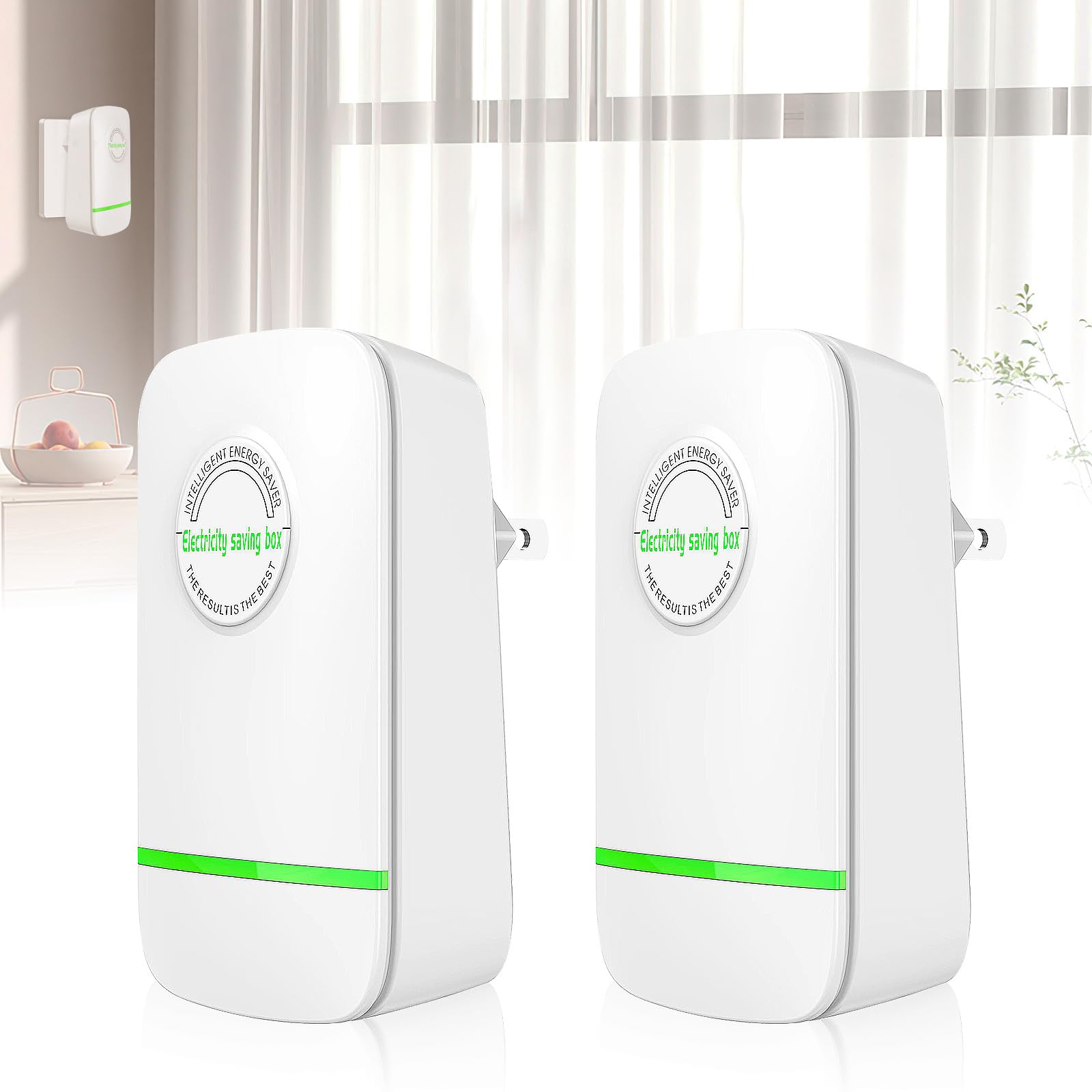 2024Power Save Electricity Saving Box, Intelligent Energy Saver, Electricity Saving Device Save Electricity Plug 90V-250V 30KW (4 Pack)