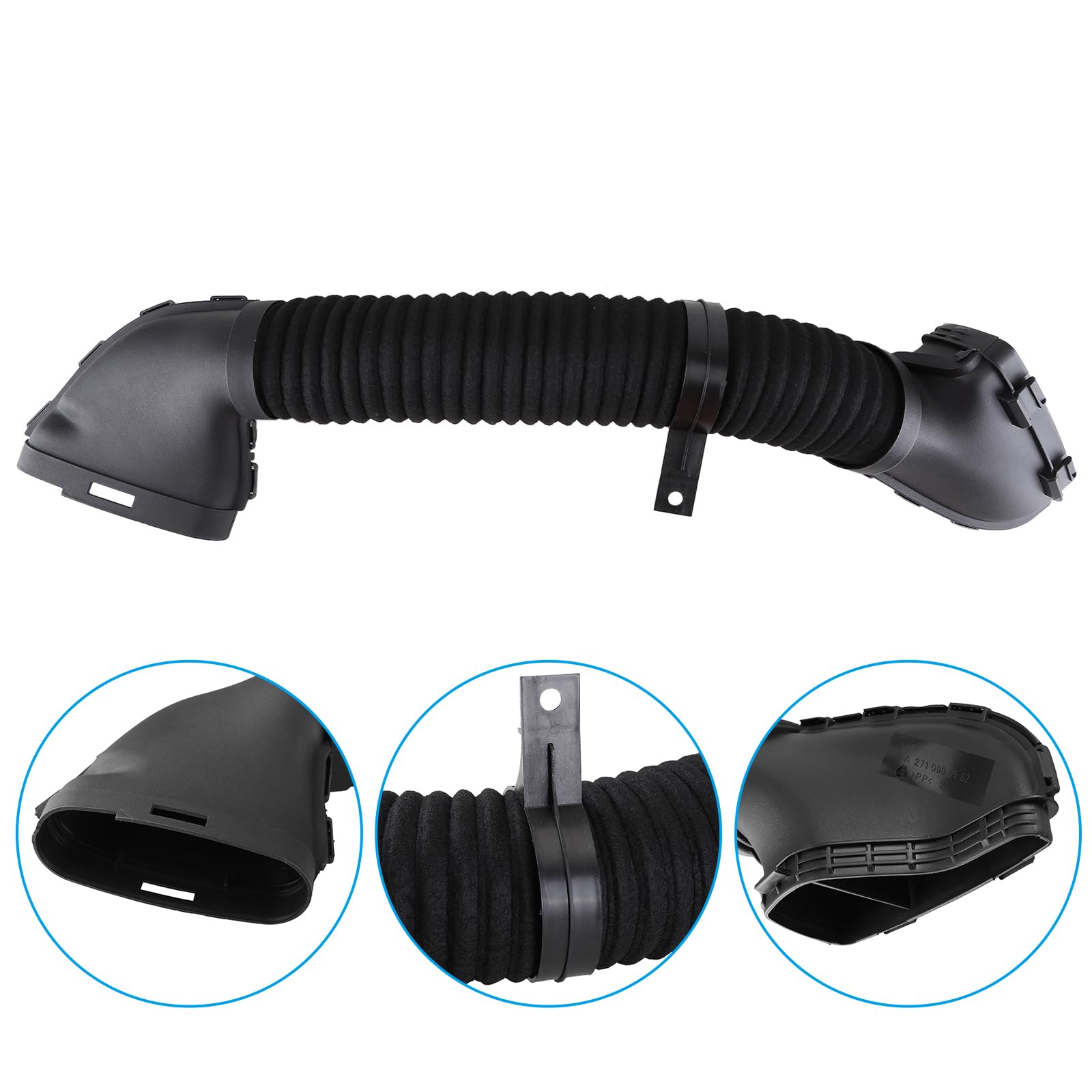 Manguera de entrada de aire, tubo de entrada a2710900282, compatible para Mercedes W203 CL203 CLK 209 M271