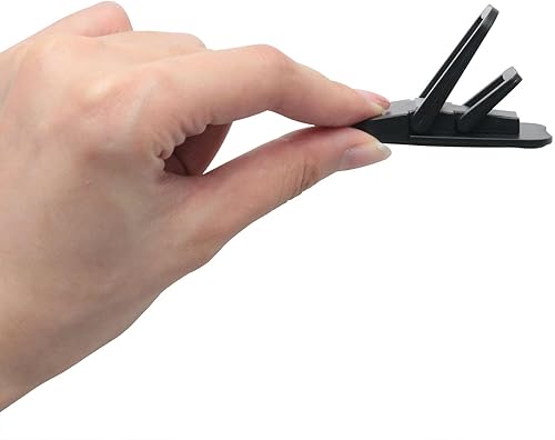 Miniatura 5 de DGZZI 2PSC Soporte de enfriamiento portátil para computadora portátil, altura ajustable, pequeño soporte adhesivo de enfriamiento invisible Soporte