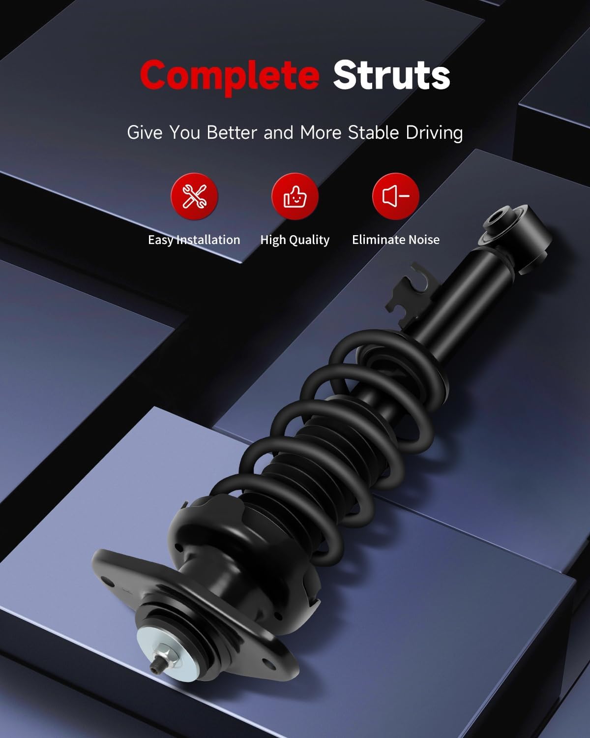 Complete Struts Shock Absorbers Fits for 2002 2003 2004 2005 2006 for MINI COOPER cciyu 171112L 171112R Quick Struts Assembly Rear Pair Struts