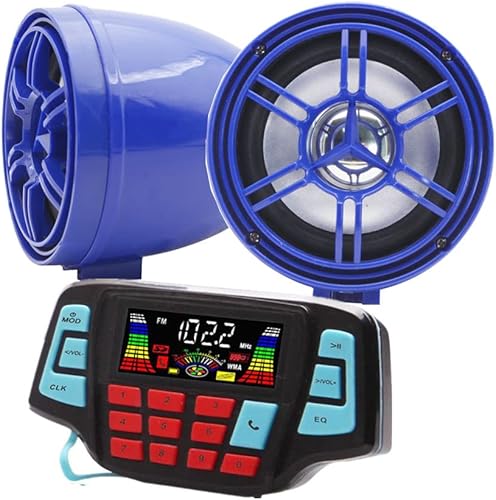 Vista 28 de XYC Altavoz inalámbrico Bluetooth de 3 pulgadas para motocicleta, resistente a la intemperie, reproductor de música MP3, sistema de amplificador