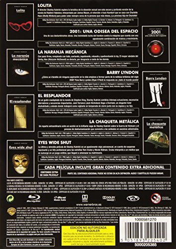 Pack Kubrick Blu-Ray Steelbook [Blu-ray]