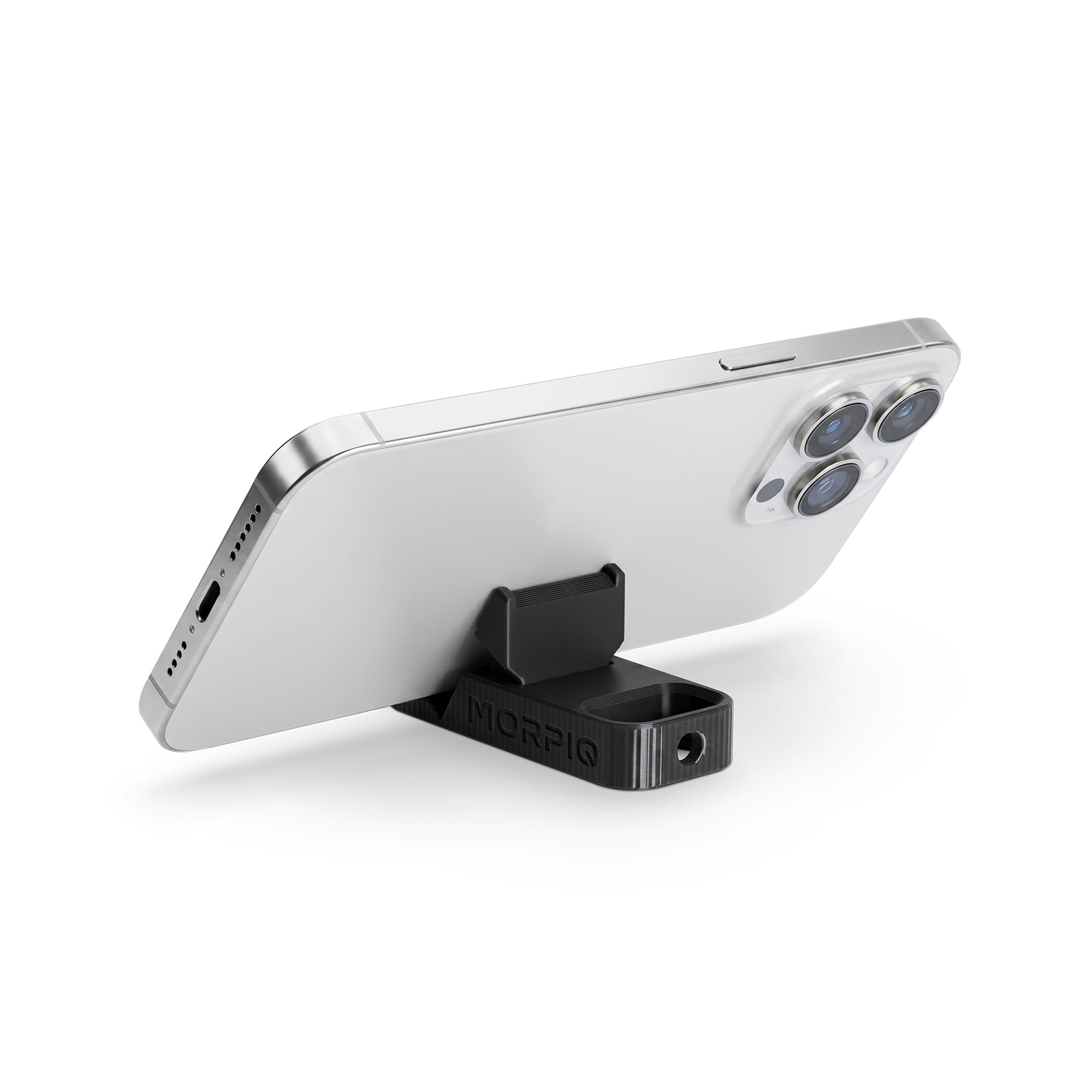 Foldable Phone Stand – Pocket-Sized Portable Mobile Holder for Travel & Desk, Keychain Stand Compatible with iPhone, Samsung, OnePlus, Vivo, Oppo & All Smartphones | 3D Printed (Black)-picture-14