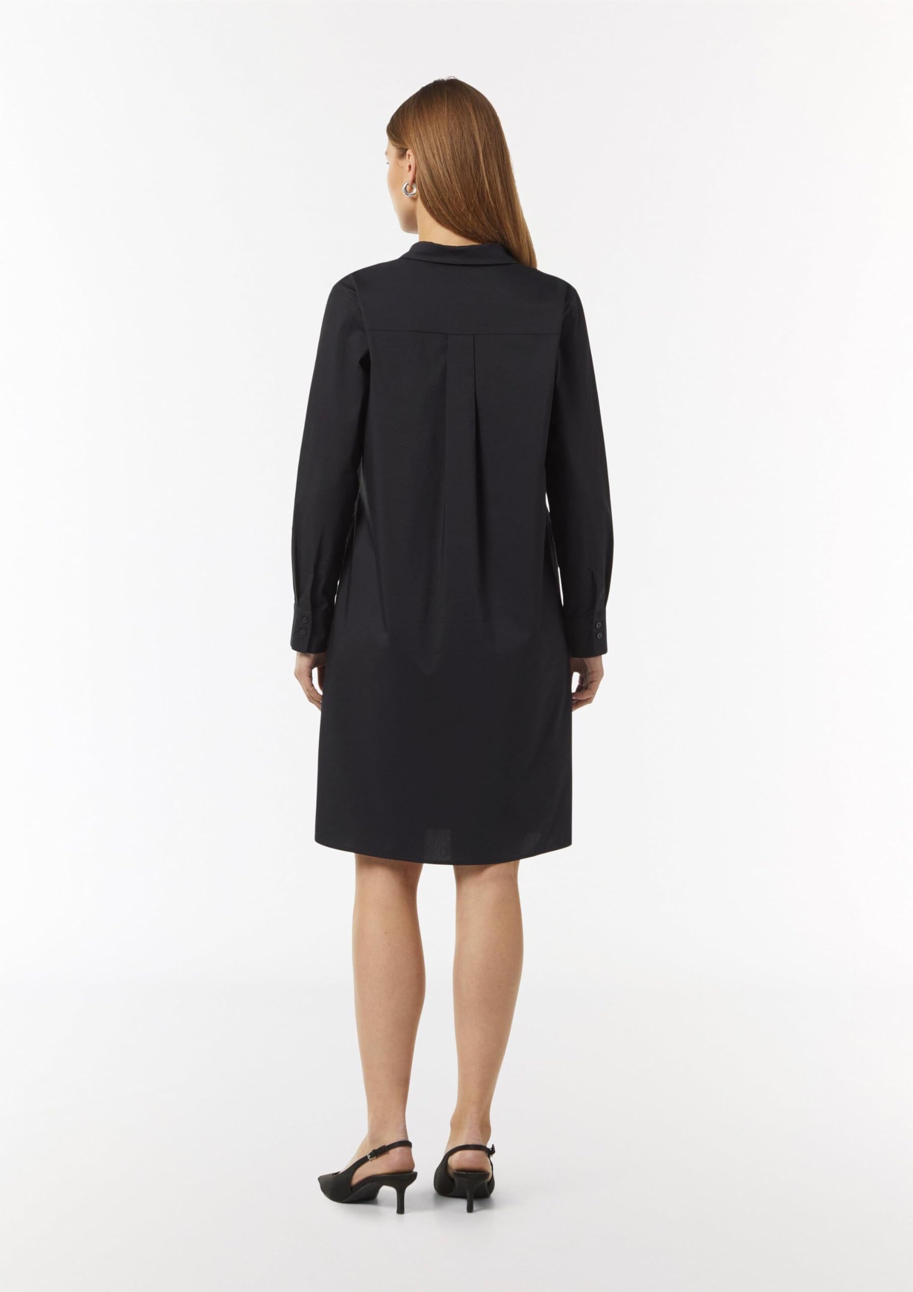 Comma Businesskleid mit umschlagbarem Ärmel