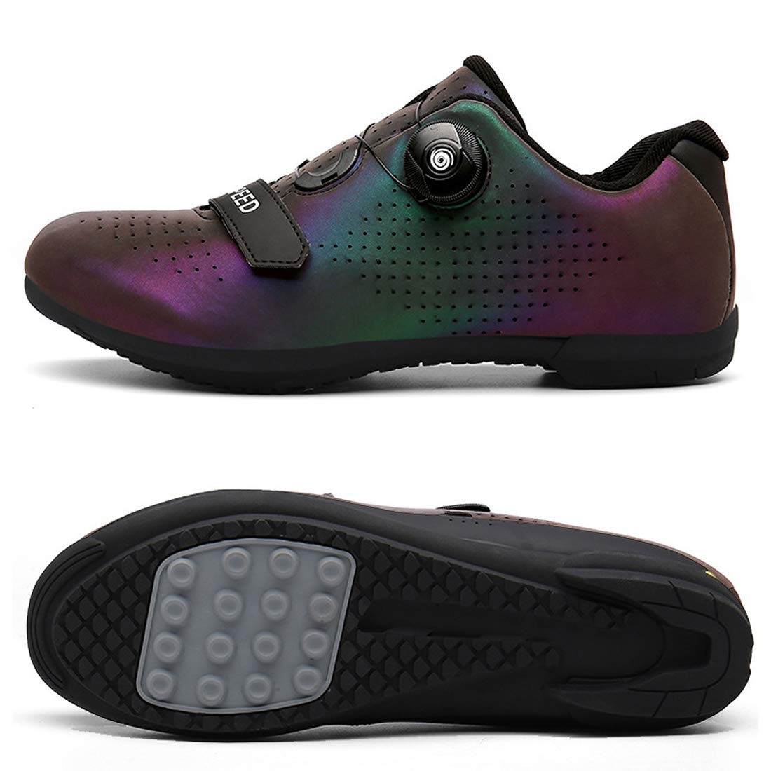 Obuwie Rowerowe Buty Rowerowe Bez Blokady Buty O Luźnym Kroju, Unisex Dobra Oddychalność Buty Rowerowe Z Dnem Odporne Na Zużycie