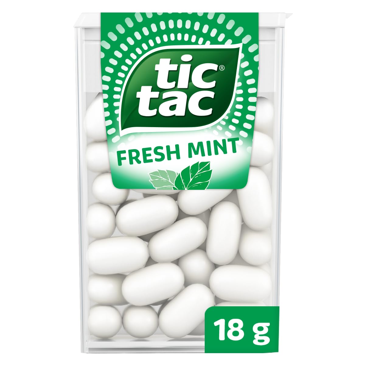 Tic Tac Classic Fresh Mints Sweets, Travel Essentials, Party Bag Fillers, On the Go Refreshment, Bulk Box of 24 x 18g Packs
