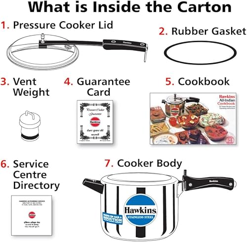 Miniatura 4 de Presto olla de presión de acero inoxidable Plateado
