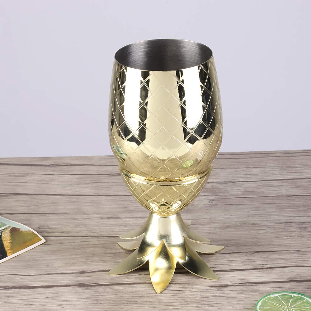 Tasse à cocktail en acier inoxydable, verre polyvalent antidérapant