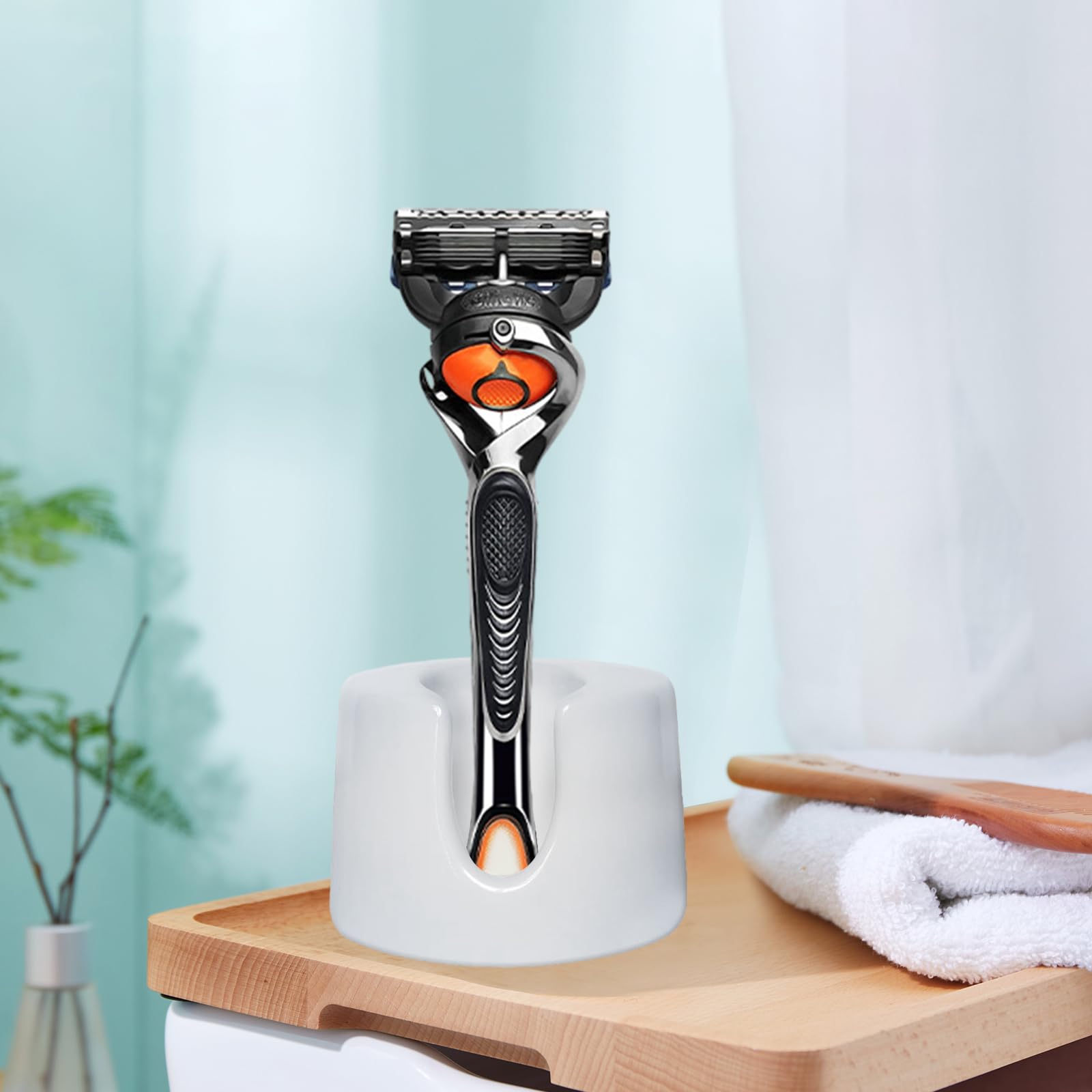 Amazon.co.jp: GIZMAC カミソリホルダースタンド ひげ剃りかみそり