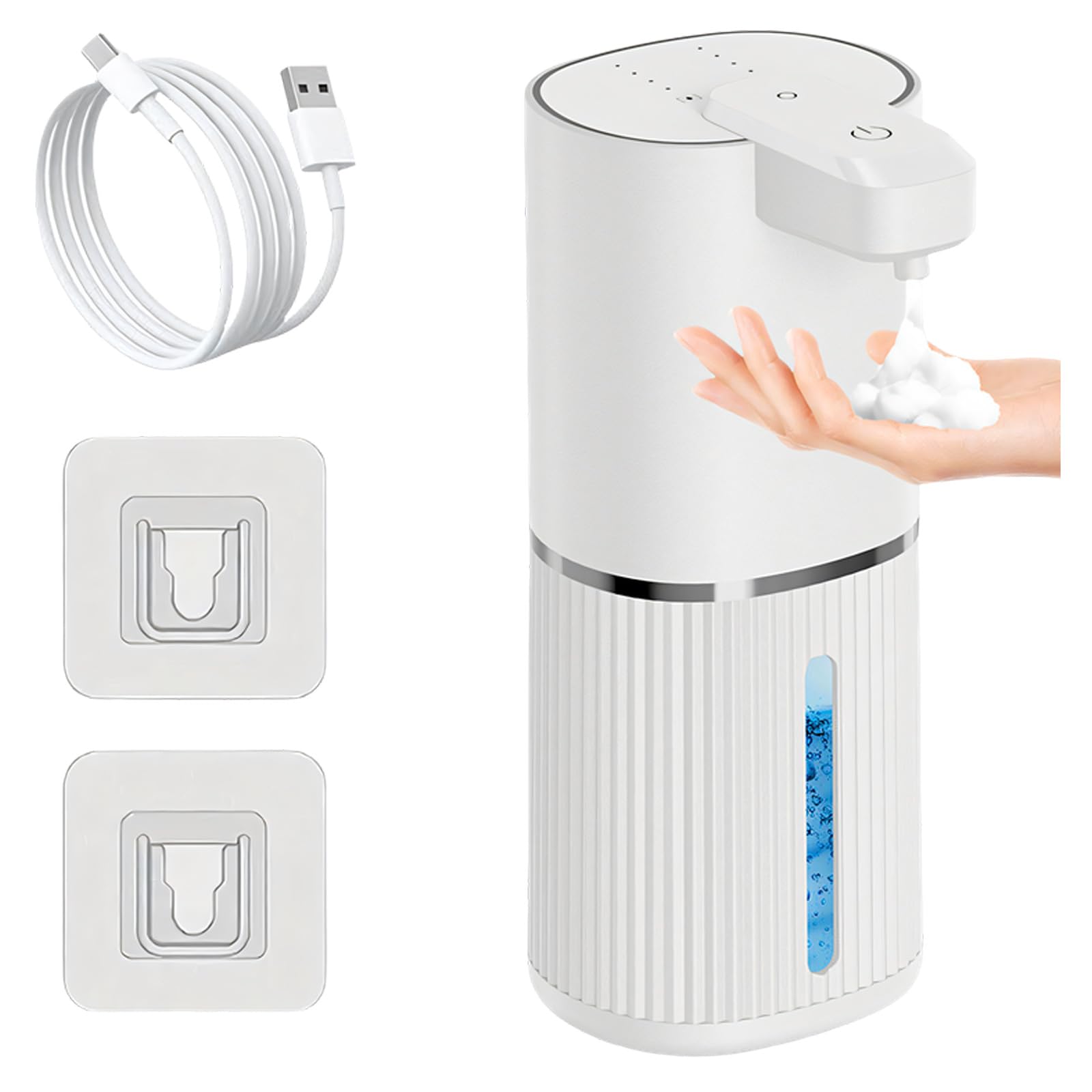 Contactless Electric Soap Dispenser USB C Rechargeable IPX5 Waterproof for Home Use Bathroom Soap Dispenser