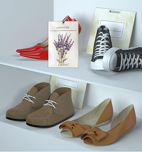 Miniatura 4 de Paquete de 14 sobres perfumados de lavanda para cajones y armarios, caja de regalo