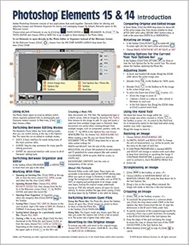Adobe Photoshop Elements 14 Introduction Quick Reference Guide (Cheat Sheet of Instructions, Tips & Shortcuts - Laminated Card)
