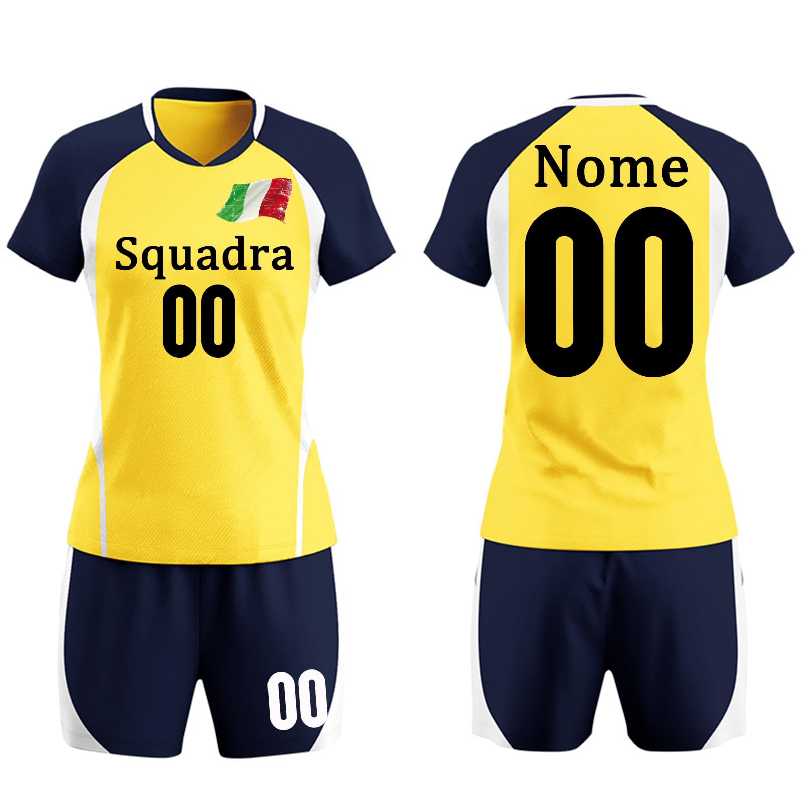 Maglia da Pallavolo Personalizzata Ragazza con Nome e Numero della Squadra Maglia Pallavolo Personalizzata