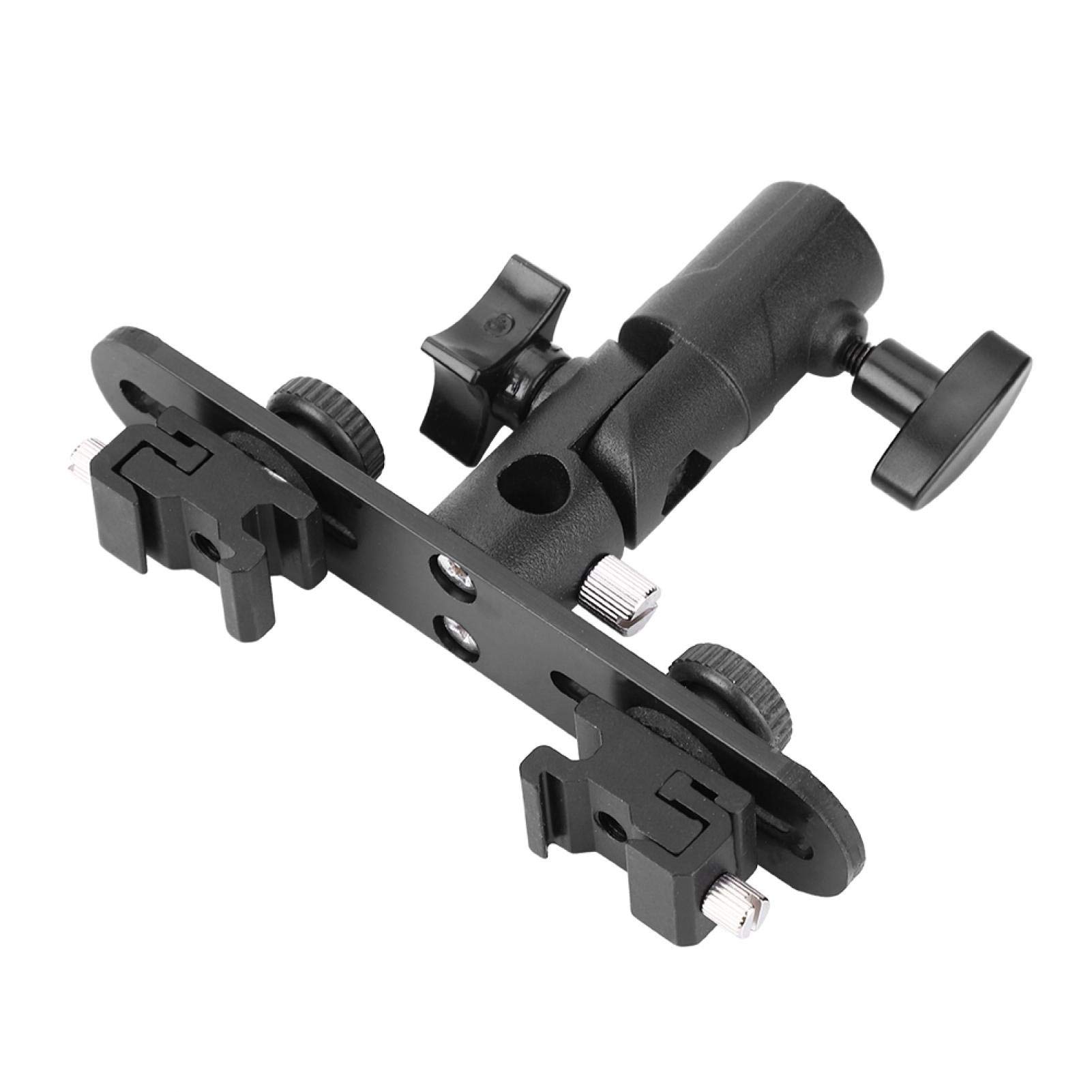 Blitzhalterung, Blitzschiene, Blitzschuh-Blitzgerät-Ständer Regenschirmhalter Lichtstativ-Halterung 1/4'' Bis 3/8'' Kompatibel Für Blitz Lichtstativ Stativ Regenschirm