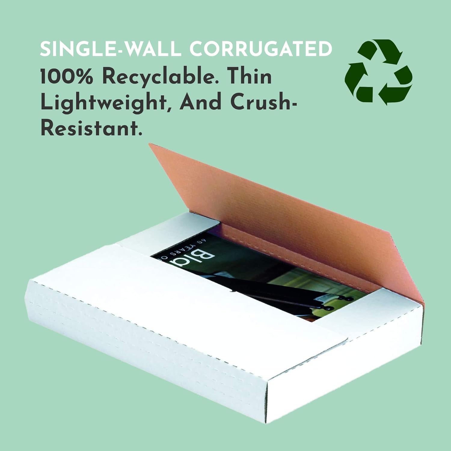 Boxes Fast Small Business Packaging, Shipping Box 12.5" x 12.5" x 1" Bulk | Cardboard, Gift, Storage, Large, Double Wall Corrugated Boxes