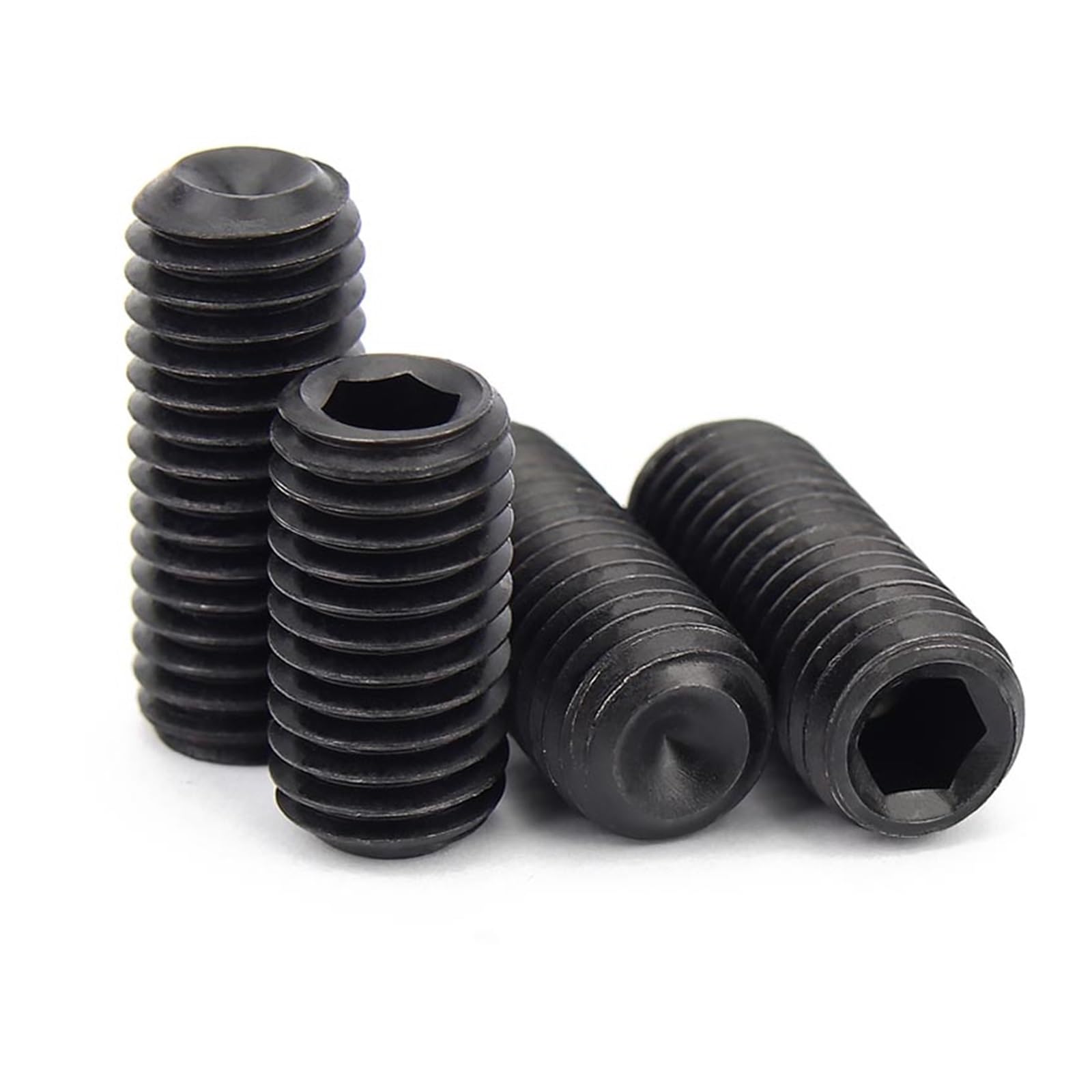 10 viti 10#-24 1/4-20 US grossolane in acciaio inox 304 12.9 nero esagonale a testa esagonale a testa cilindrica a testa esagonale (acciaio di grado 12,9, 1-1/8 "_ 1/4-20)