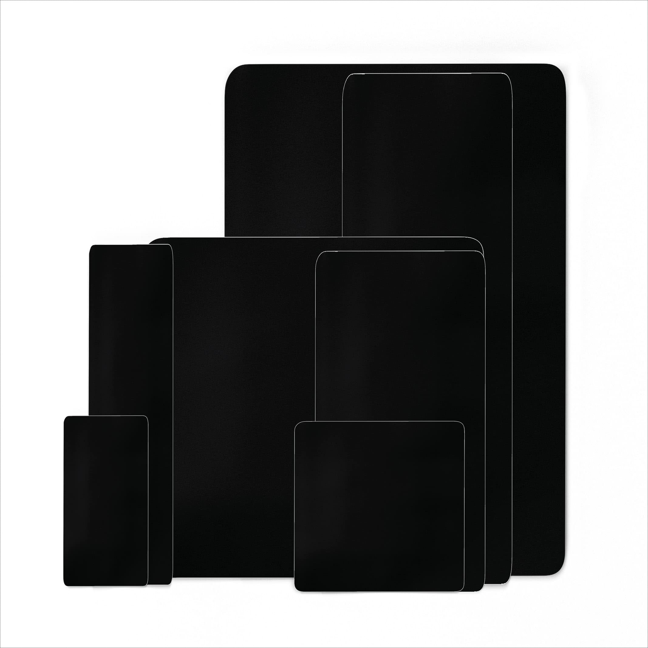 Generisch Planen-Reparatur-Set 31-teilig – Wasserdichte Reparatur-Pflaster in verschiedenen Größen selbstklebend für LKW-Plane, PVC-Plane, Markise, Zelt (RAL 9005 schwarz)