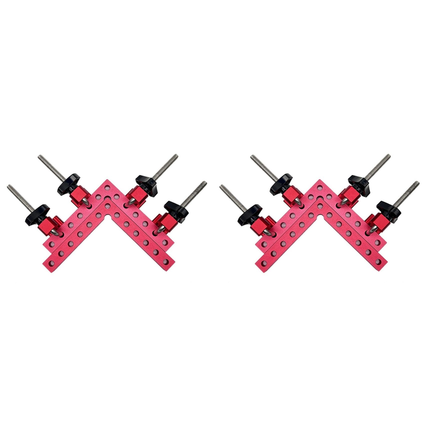 Ctrlzs 4X 90 Degree Positioning Squares Right Angle Clamps For Woodworking Corner Clamp Carpenter Clamping Tool For Cabinets