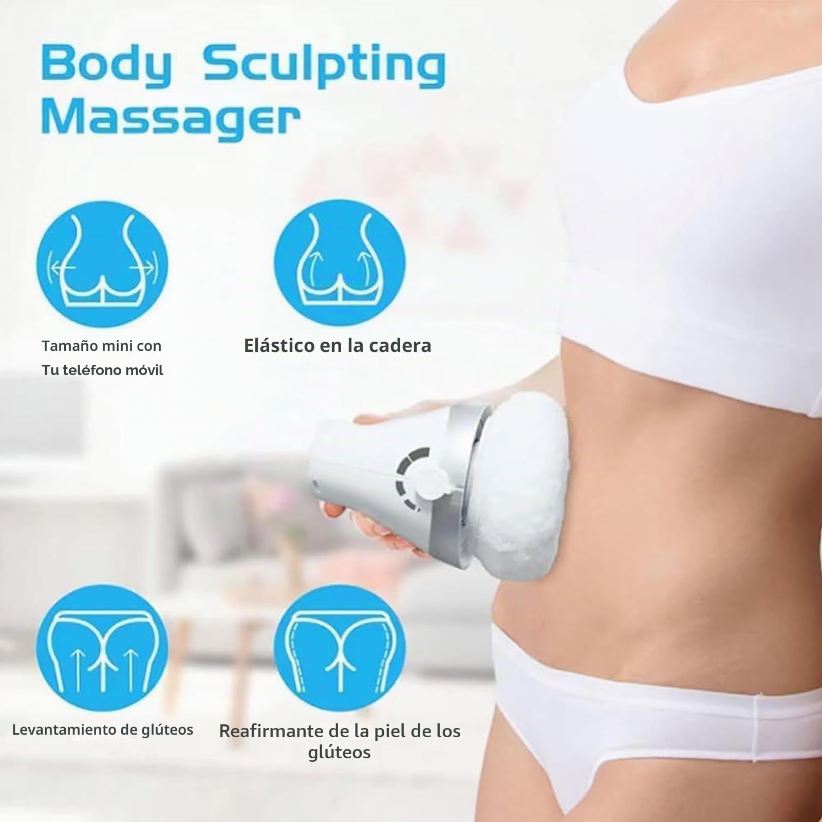 Nordicsculpt Body Sculpt 1.0, Masajeador Anticelulítico de Mano, Máquina para Esculpir el Cuerpo con Calor, Elimina la Celulitis, Ayuda a Descomponer la Grasa, Esculpe una Figura Perfecta (1PC)