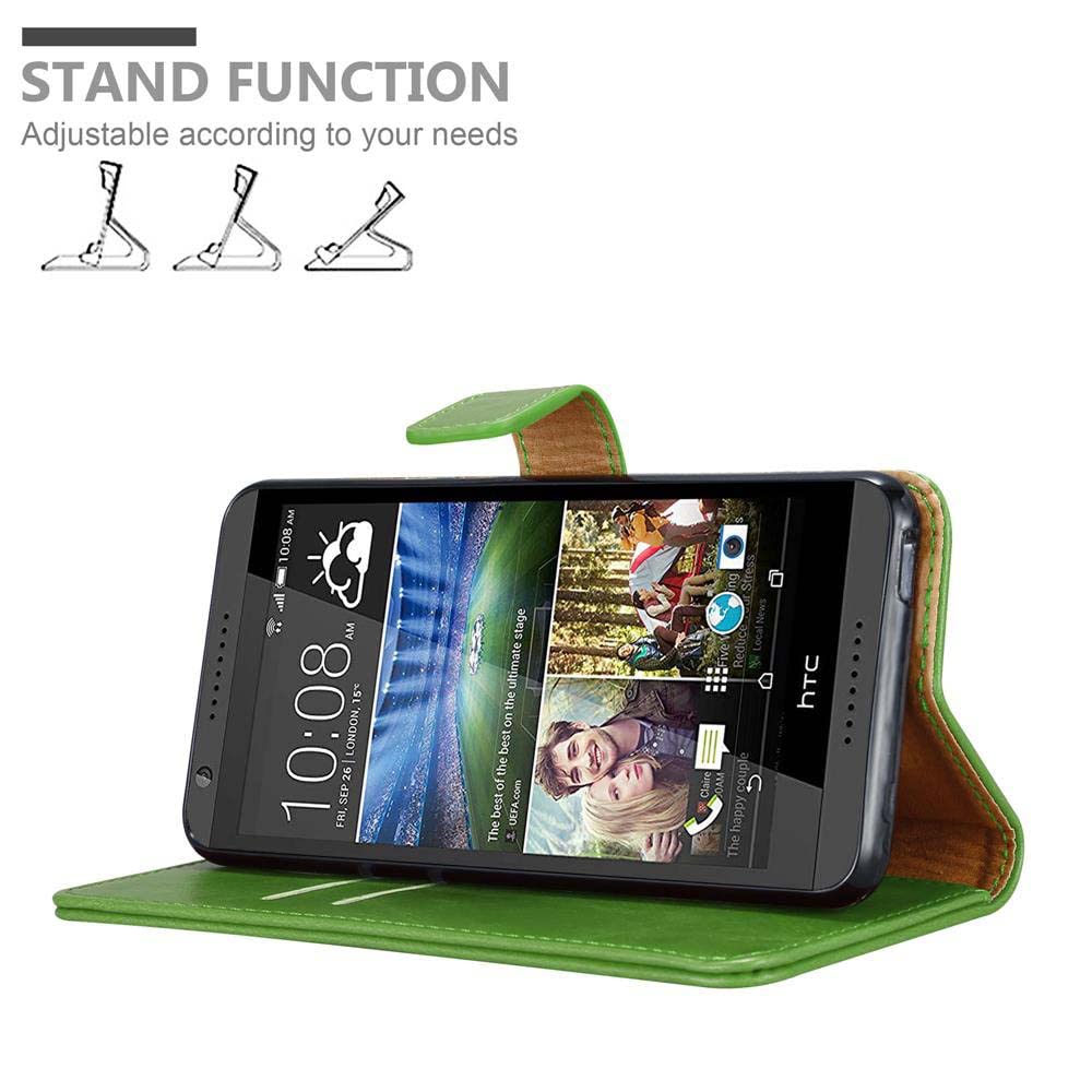Cover Rossa HTC Desire 300 Cadorabo - Custodia Portafoglio Chic in Pelle
