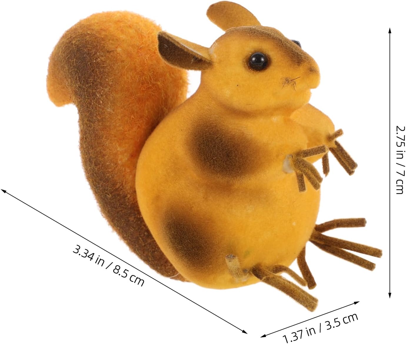 2Pcs Cute Squirrel Car Antenna Toppers - Stylish and Fun Decorative Antenna Balls for Vehicle Exterior, Perfect for Personalizing Your Car