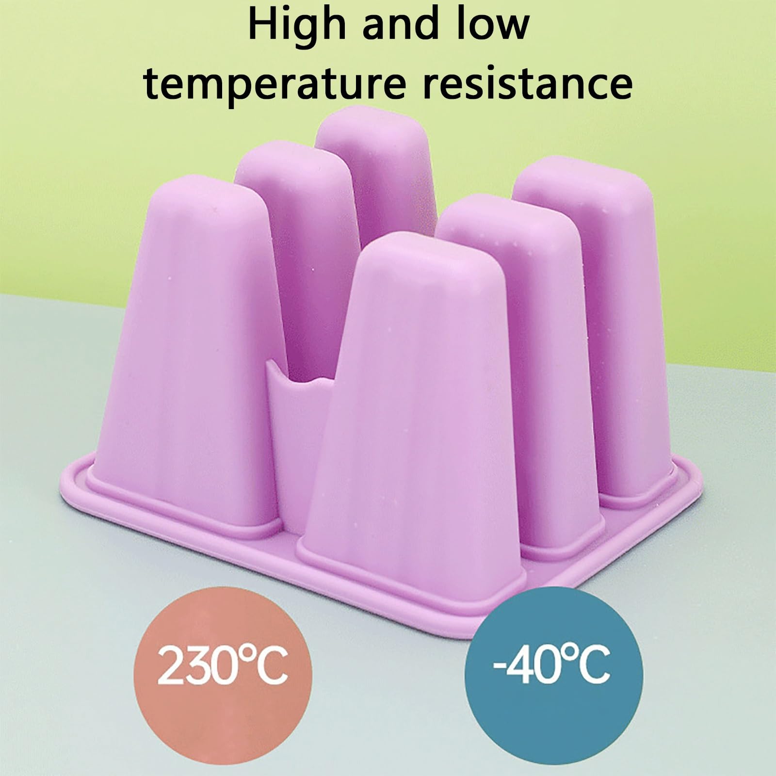 2 Piezas, Moldes Helados Silicona, Molde para Helados