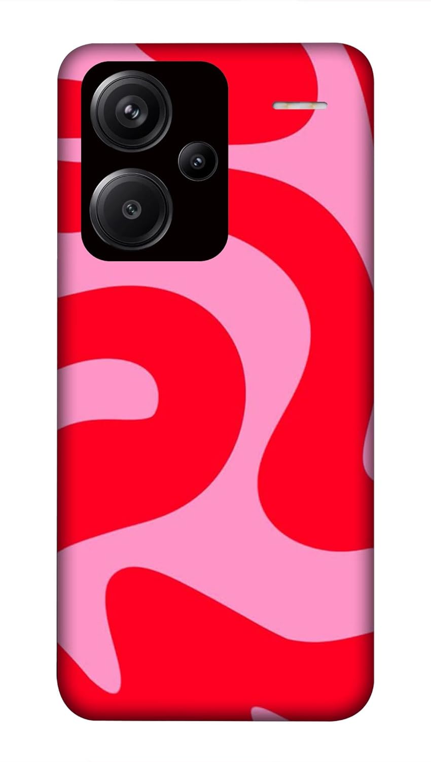 NDCOM for Redmi Note 13 Pro Plus Back Cover | Durable Redmi Note 13 Pro Plus Cover | Protective Redmi Note 13 Pro Plus 5G Back Cover | Red Retro Pattern Printed Hard Case NDCOM for Redmi Note 13 Pro Plus Back Cover | Durable Redmi Note 13 Pro Plus Cover | Protective Redmi Note 13 Pro Plus 5G Back Cover | Red Retro Pattern Printed Hard Case