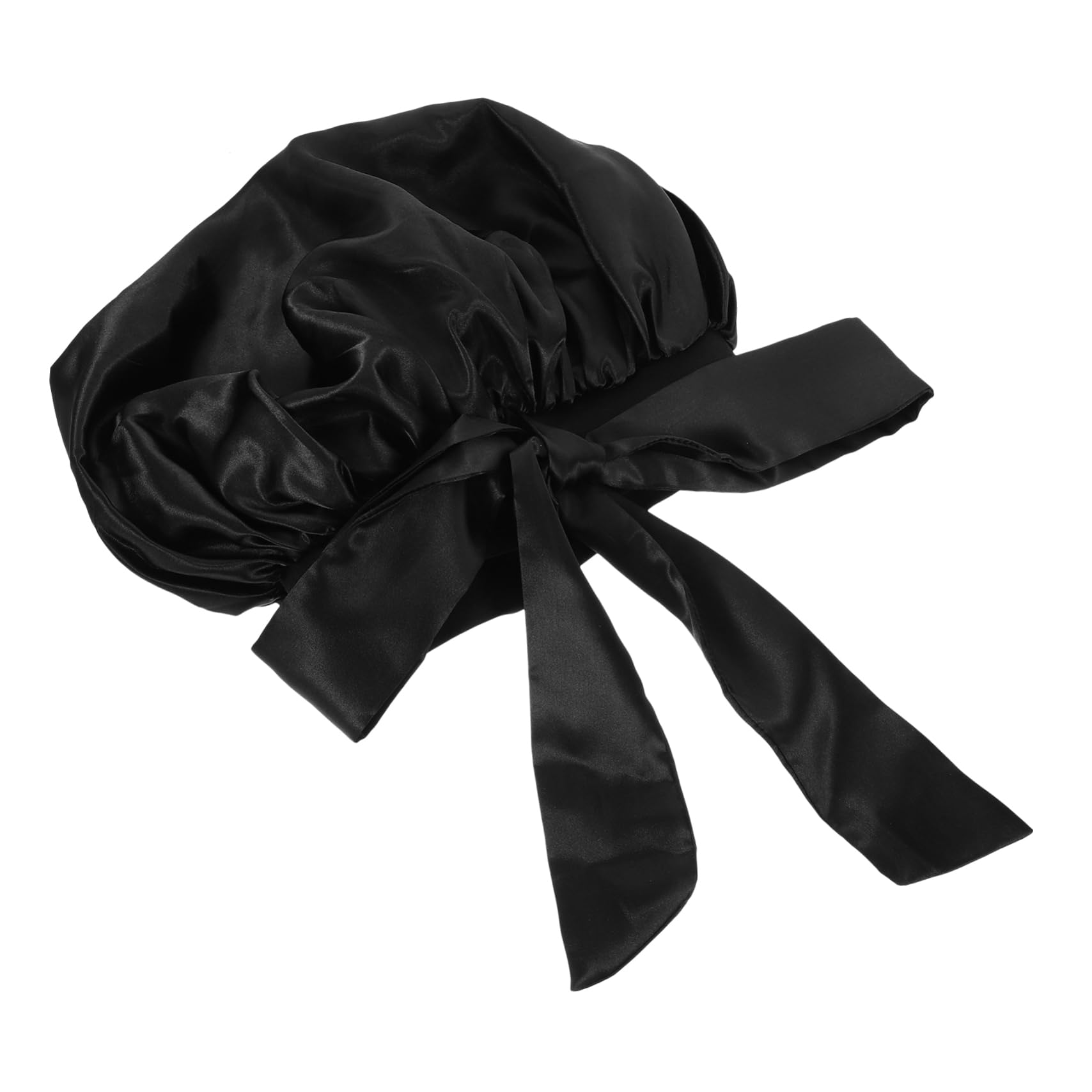 Housoutil 4stücke Bowknot Satin Duschhaube Für Damen Extra Große Wasserdichte Badekappe Für Lange Haare Wiederverwendbar Für Spa Schlaf Und Kosmetik