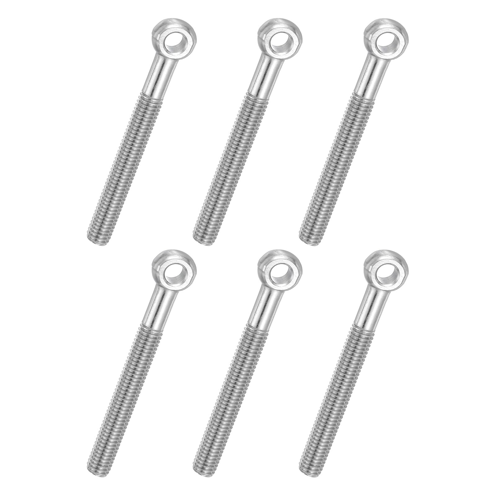 PATIKIL 6 Pcs M8x75mm Shoulder Swing Lifting Eye Bolt