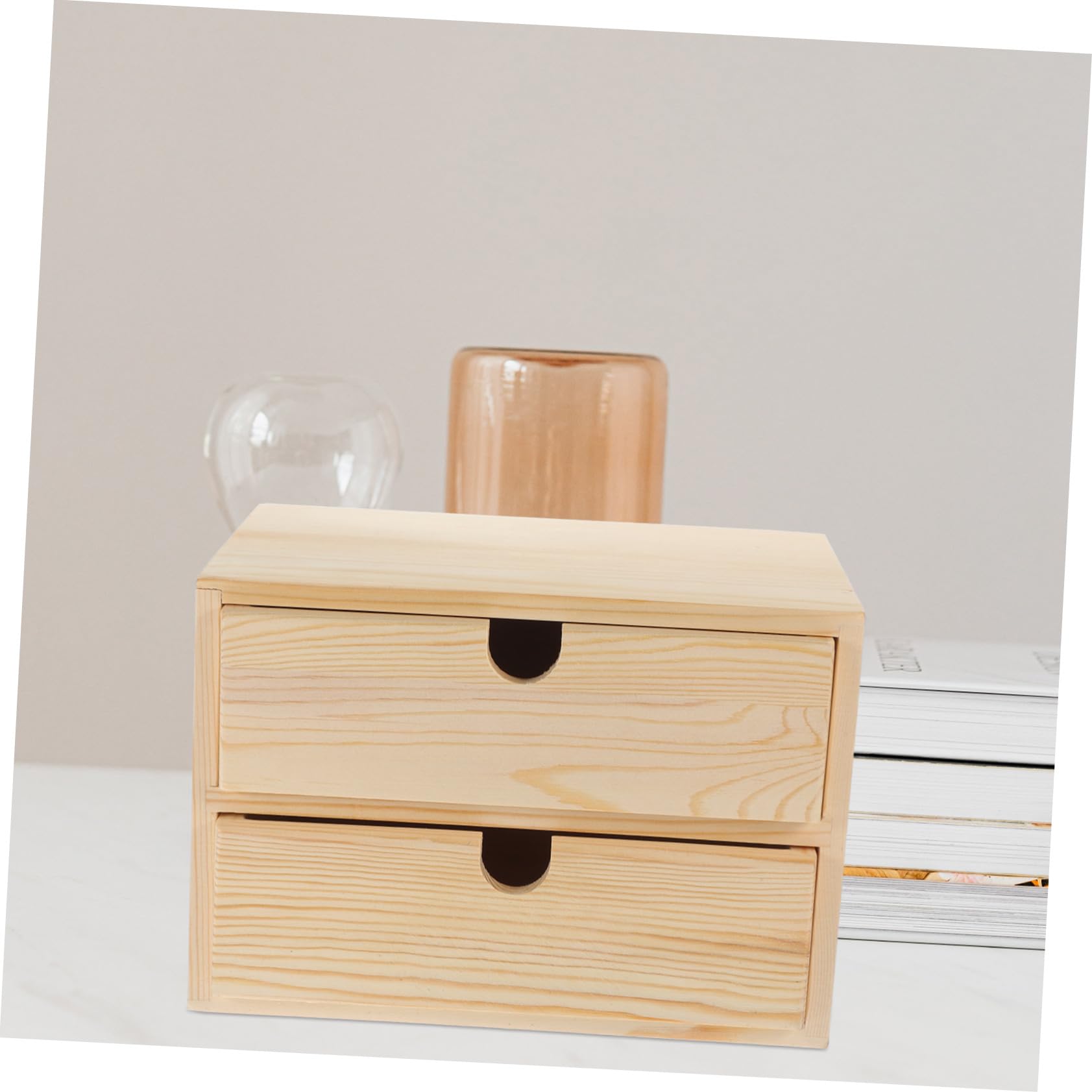 Scatola Contenitore con Cassetti per Organizer Scrivania e Gioielli Capacità per Accessori per e Studio