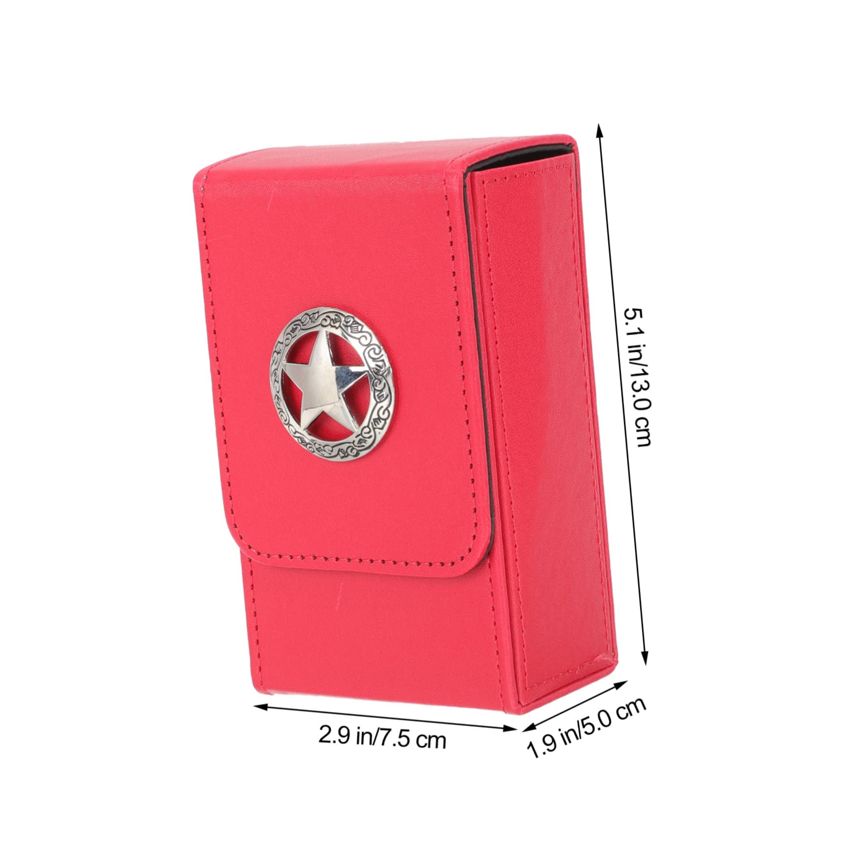 BESTonZON Box Pentagram Card Sleeves Card Sleeves Card Set Tarot Cards  Container Tarot Organiser Tarot Deck Case Rectangular Tarot Holder Leather  : Amazon.de: Toys