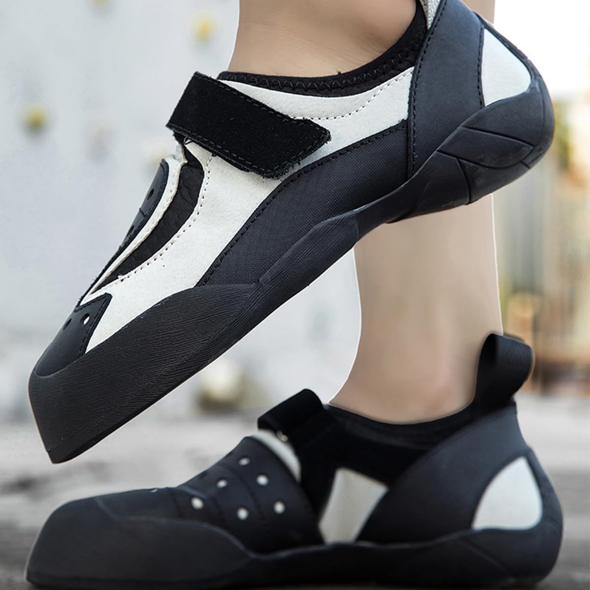 Rock Climbing Shoe Men's Breathable Climbing Shoes Entry-Level Climbing Shoes Lightweight Non-Slip Low Top Bouldering Shoes