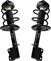 Vista 1056 de Detroit Axle - Kit de suspensión delantera de 10 piezas para Chevy Aveo Aveo5 Pontiac G3 Wave 2 Ready Struts Assembly 2 Enlaces de barra