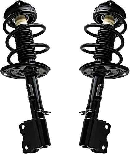 Miniatura 1056 de Detroit Axle - Kit de suspensión delantera de 10 piezas para Chevy Aveo Aveo5 Pontiac G3 Wave 2 Ready Struts Assembly 2 Enlaces de barra