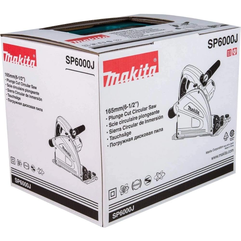 Makita SP6000J Plunge Circular Saw - Precision Cuts -2 Makita SP6000J Plunge Circular Saw - Precision Cuts -2