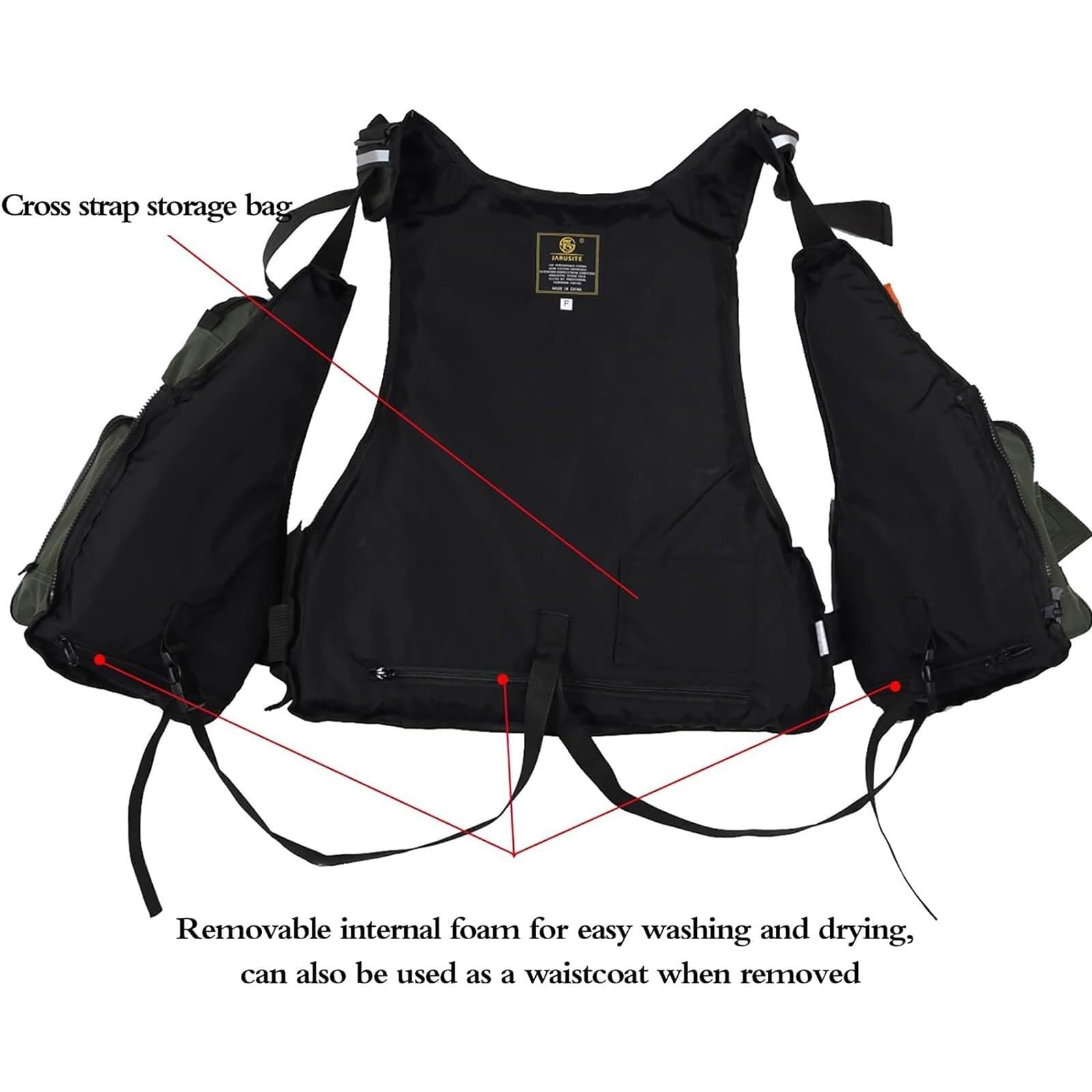 Salvagente per Adulti Salvagente ad Alta galleggiabilità Aiuto al galleggiamento Regolabile per Paddle Boarding Kayak Snorkel Sport Acquatici(Grigio)
