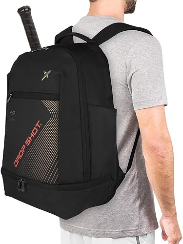 Drop Shot Airam JMD - Bolsa de pádel unisex  Versátil bolsa de pádel multicolor  alternativa para atletas de tenis  con compartimento aislado para