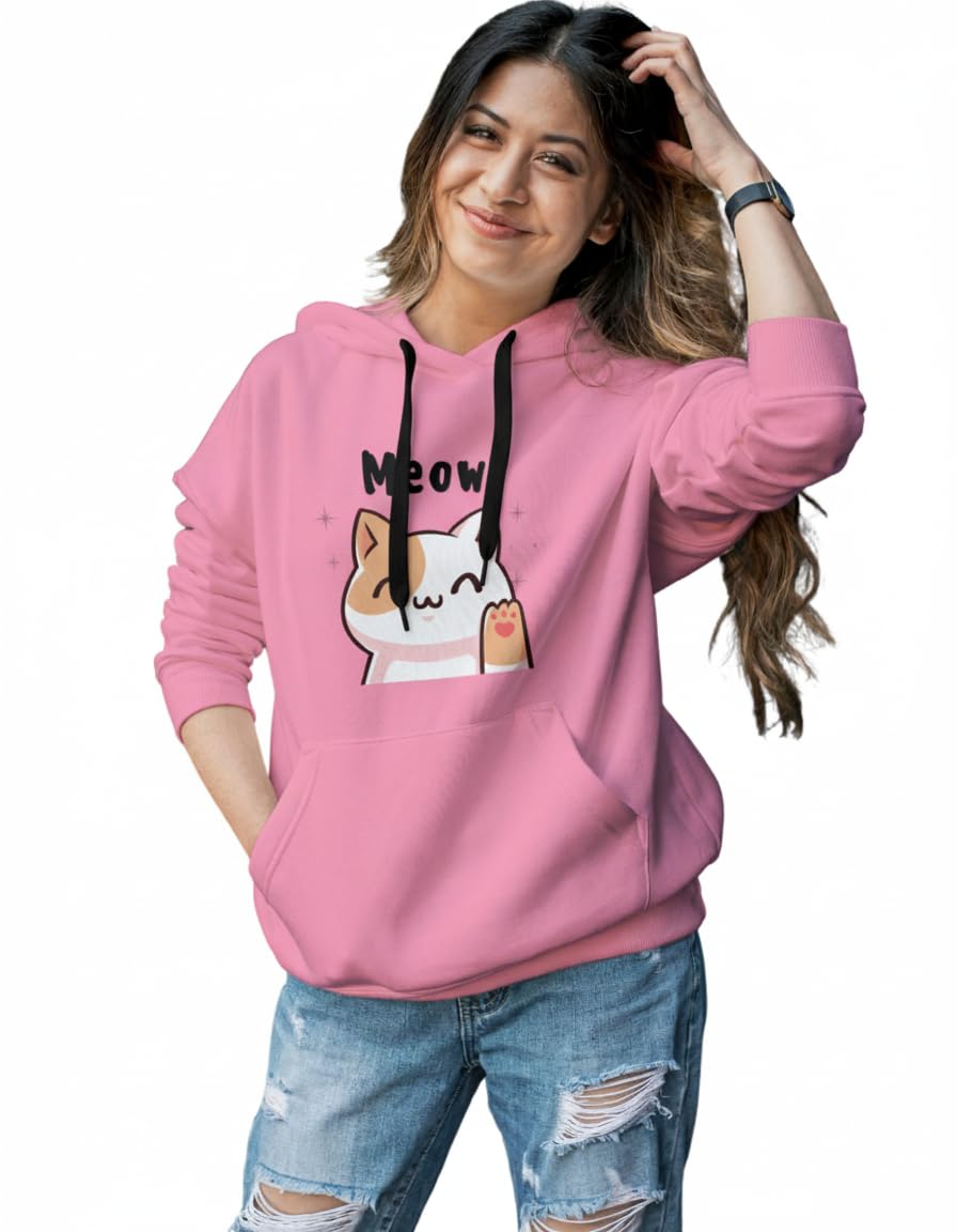 arispo Full Sleeve Graphic Print Hooded Sweatshirt for Women and Girls-picture-53