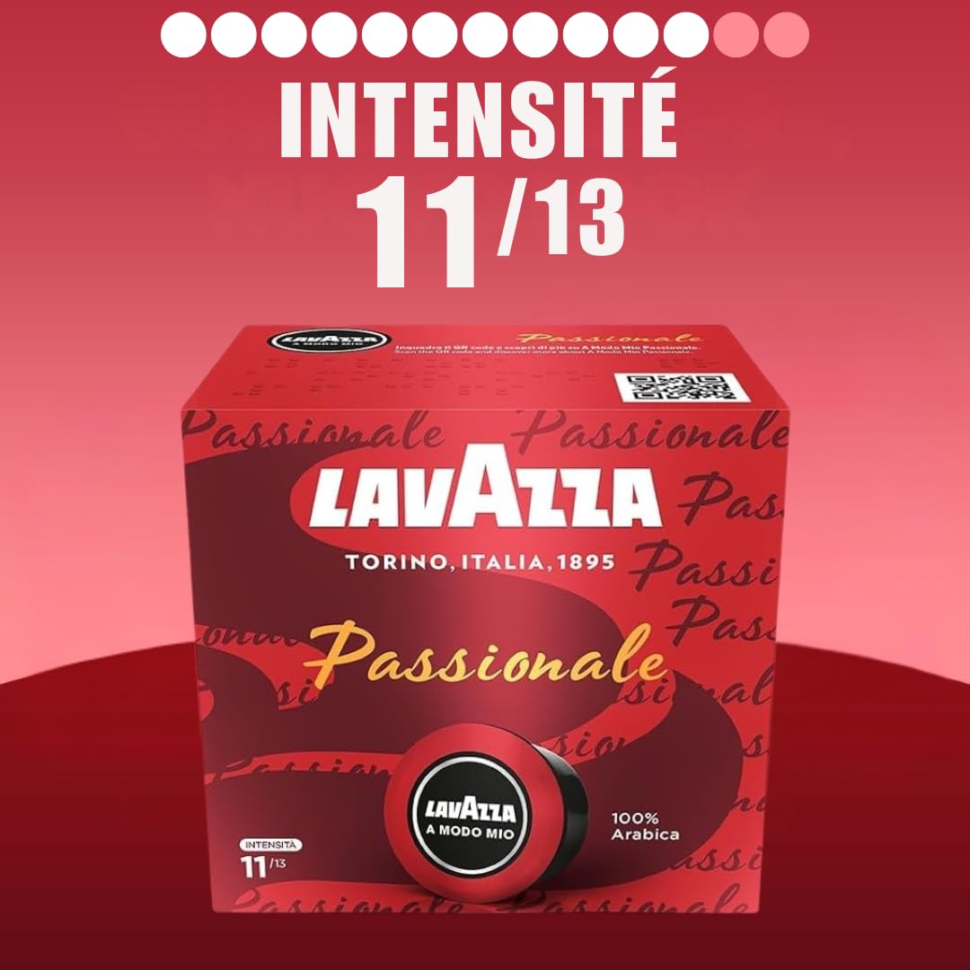 Lavazza Capsule Caffè A Modo Mio Espresso Passionale - 5 pojemników na 36 kapsułek [180 kapsułek]