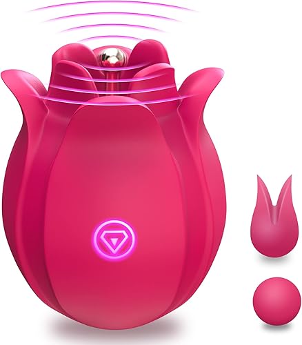Vibrador de clítoris, juguete rosa para mujeres, estimulador de clítoris vaginal de alta frecuencia con 10 modos de vibración súper intensos,