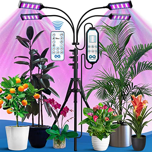 Full Spectrum Led Grow Light Lamp, 63" Tripod Stand For Indoor Plants, Seedlings By Everlasting Comfort #TOP4
