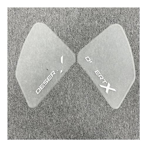 Autocollants Protection Desert X 2022 2023 Coussinet Réservoir Carburant Moto White